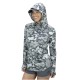 AFTCO Women's Tactical Camo Hooded LS Performance Shirt