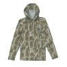 AFTCO Youth Mossy Oak Hooded Performance LS Shirt
